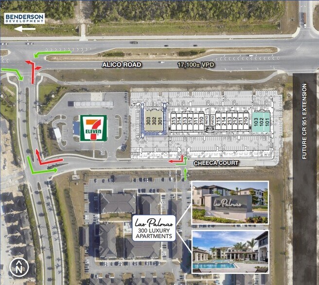 11850-11880 Cheeca Ct, Fort Myers, FL à louer - Plan de site – Image 3 sur 3