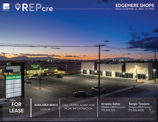 Plus de détails pour 15000 Edgemere, El Paso, TX - Local commercial à louer