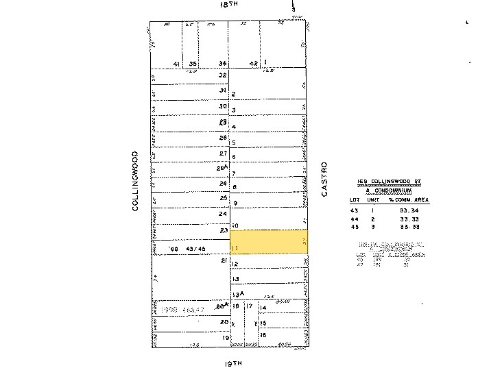 566-570 Castro St, San Francisco, CA à louer - Plan cadastral – Image 3 sur 25