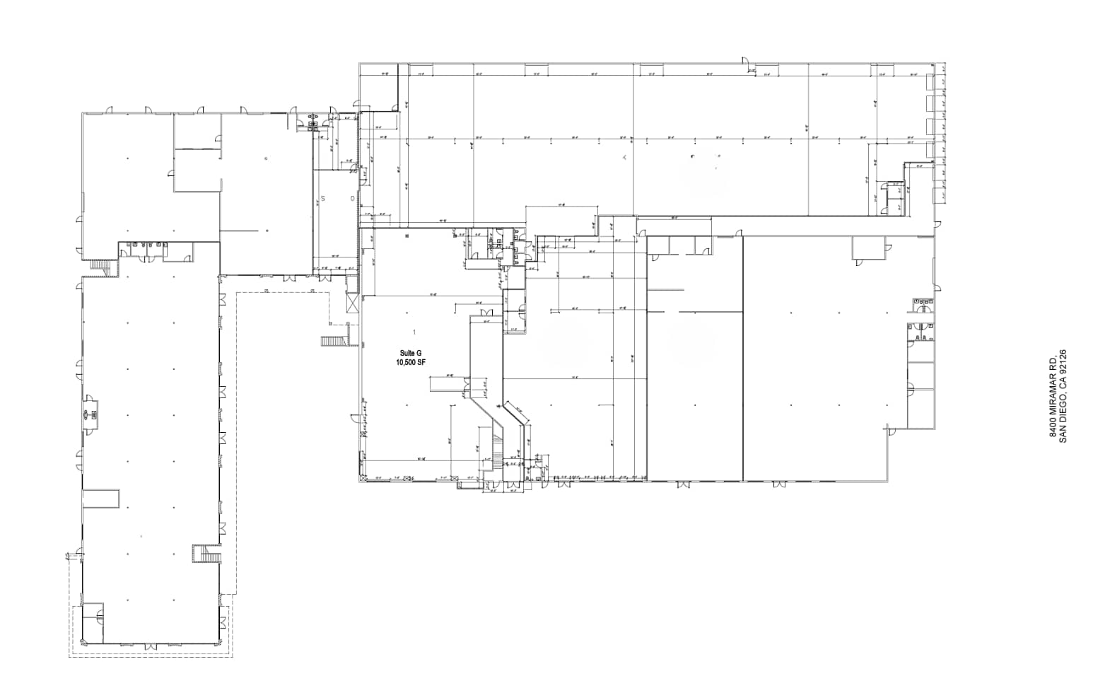 8400 Miramar Rd, San Diego, CA à louer Plan d’étage– Image 1 sur 1