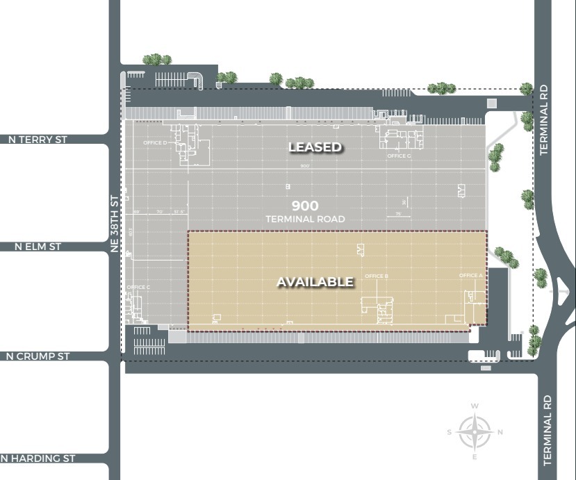 900 Terminal Rd, Fort Worth, TX à louer Plan de site– Image 1 sur 1