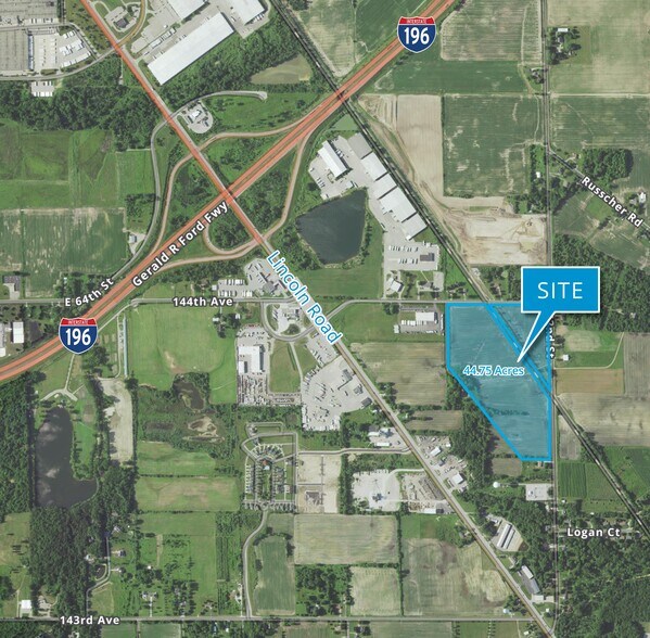 1002 Interchange Dr, Holland, MI à vendre - Aérien – Image 1 sur 7