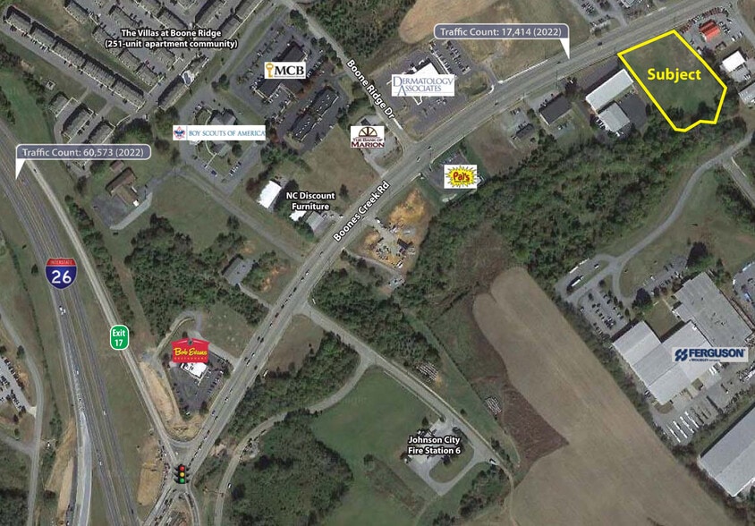 Boones Creek Rd, Johnson City, TN à vendre - Aérien – Image 2 sur 4