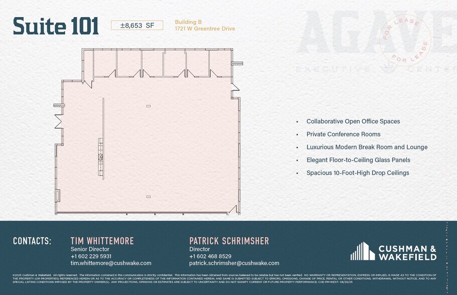 1721 W Greentree Dr, Tempe, AZ à louer - Plan d’étage – Image 3 sur 14