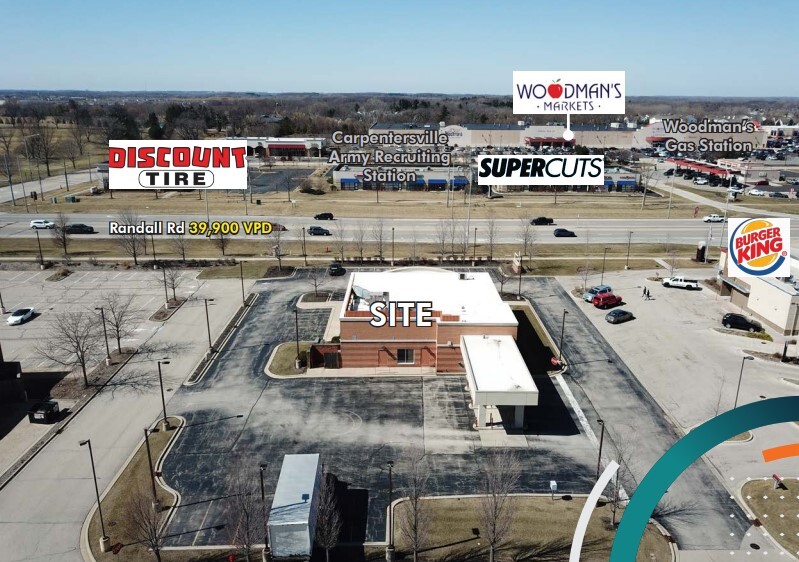 2163 Randall Rd, Carpentersville, IL à louer - Aérien – Image 2 sur 3