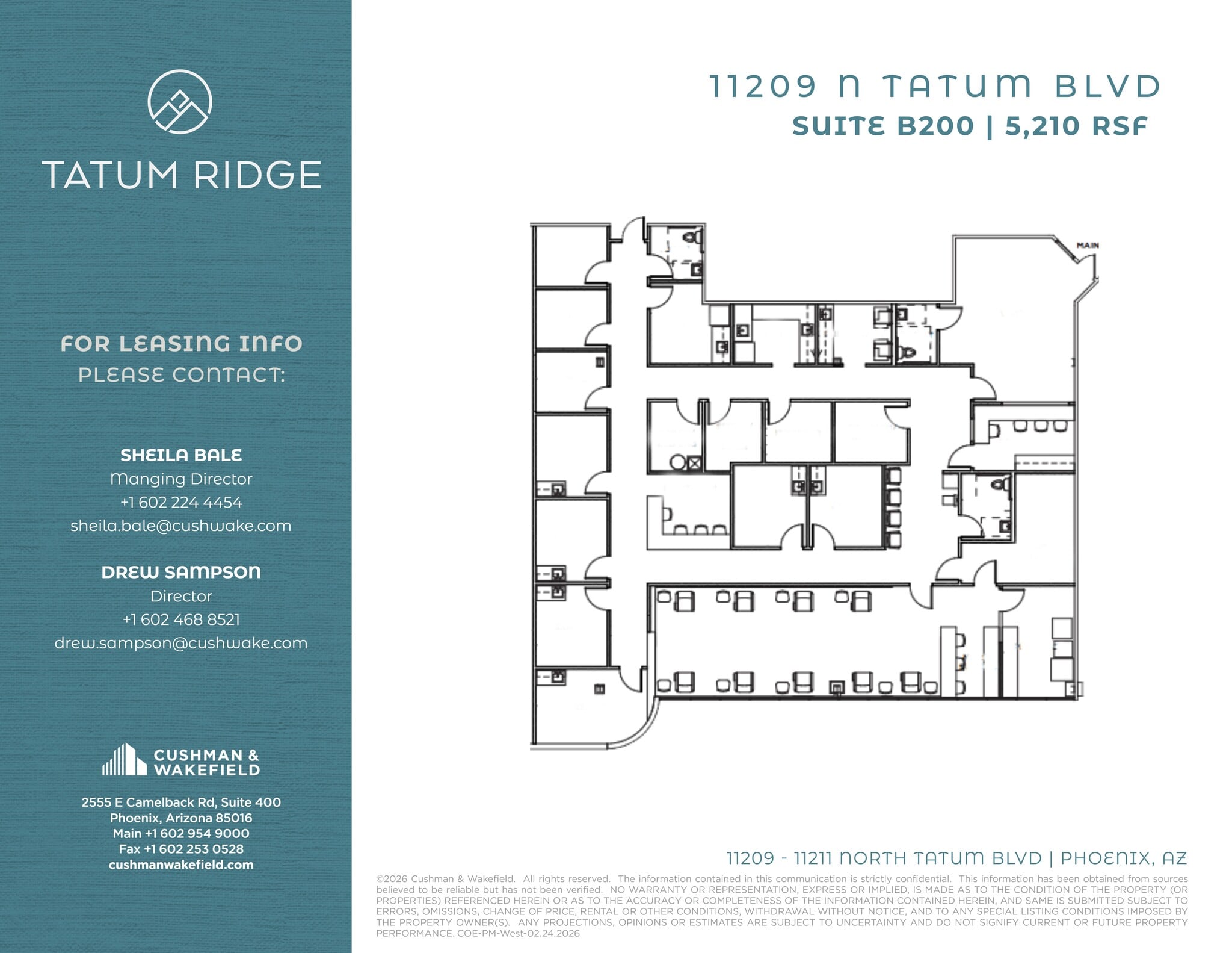 11209 N Tatum Blvd, Phoenix, AZ à louer Plan de site– Image 1 sur 1