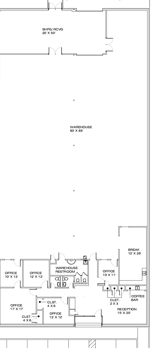 1511-1523 Prudential Dr, Dallas, TX à louer Plan d’étage– Image 1 sur 1