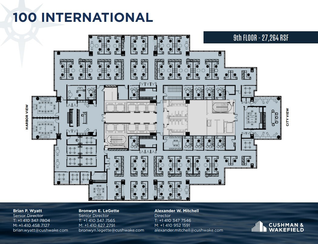 100 International Dr, Baltimore, MD à louer Plan d’étage– Image 1 sur 1