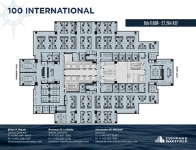 100 International Dr, Baltimore, MD à louer Plan d’étage– Image 1 sur 1