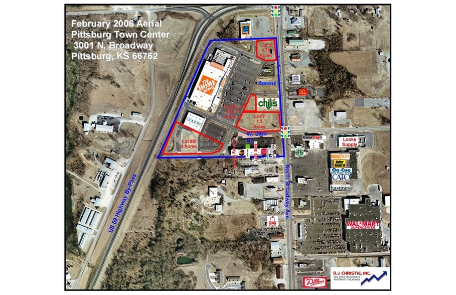 2905 N Broadway, Pittsburg, KS à louer - Aérien – Image 2 sur 2