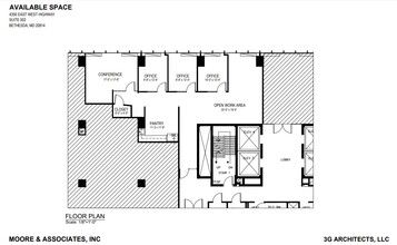 4340 East-West Hwy, Bethesda, MD à louer Plan d’étage– Image 1 sur 1