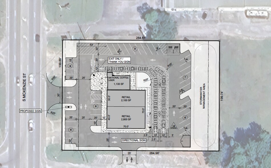 2011 S McKenzie St, Foley, AL à louer - Plan de site – Image 2 sur 2