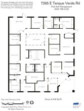 7265 E Tanque Verde Rd, Tucson, AZ à vendre Plan d’étage– Image 1 sur 1