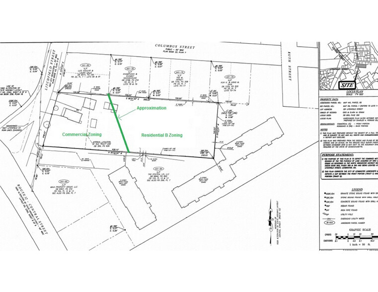 321 Litchfield St, Leominster, MA à vendre - Plan de site – Image 3 sur 5