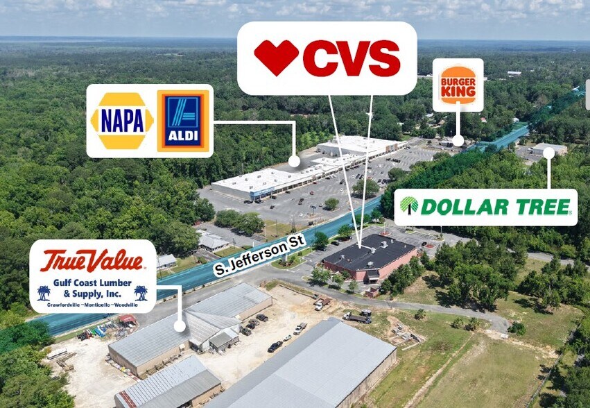 1390 S Jefferson St, Monticello, FL à vendre - Photo de l’immeuble – Image 2 sur 3