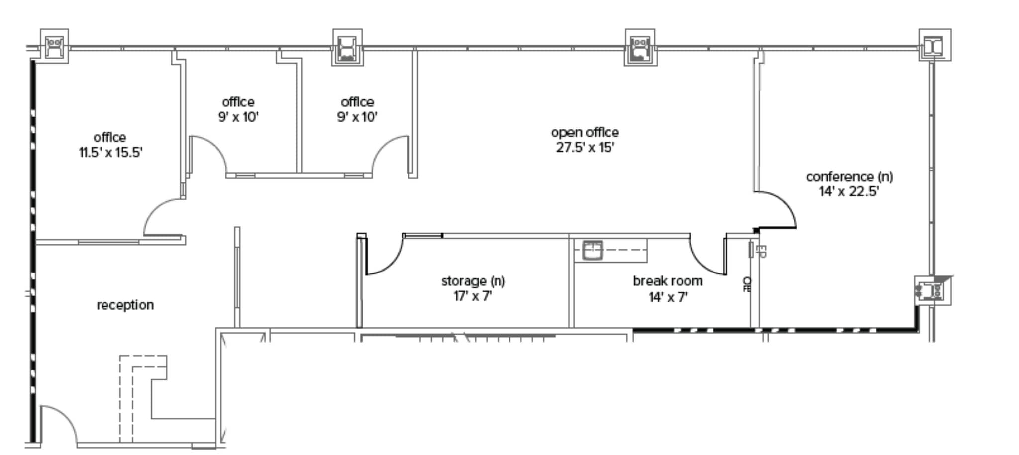 100 E San Marcos Blvd, San Marcos, CA à louer Plan d’étage– Image 1 sur 1
