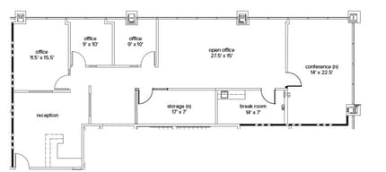 100 E San Marcos Blvd, San Marcos, CA à louer Plan d’étage– Image 1 sur 1