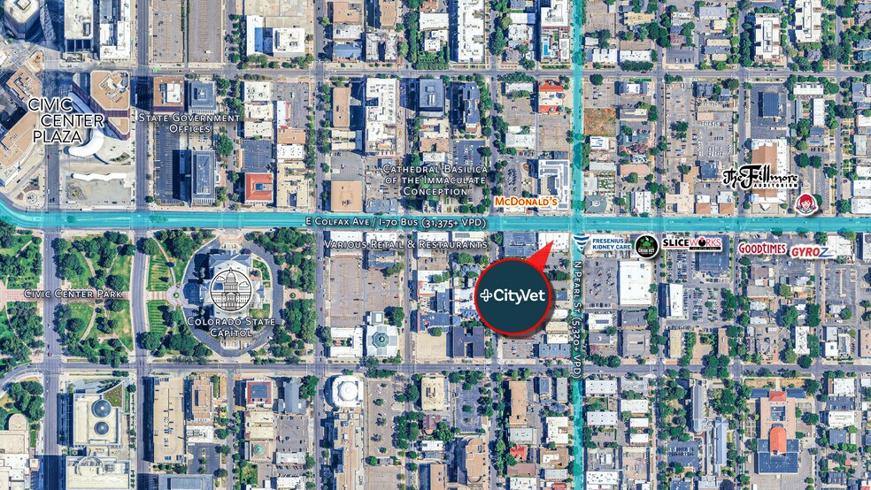 520 E Colfax Ave, Denver, CO à vendre - Photo de l’immeuble – Image 2 sur 3
