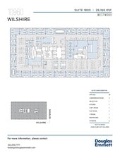 10960 Wilshire Blvd, Los Angeles, CA à louer Plan d’étage– Image 1 sur 1