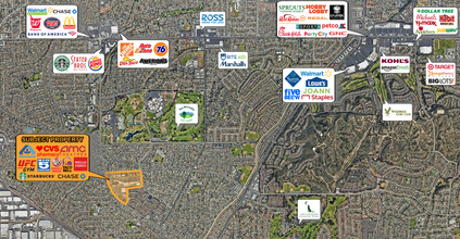 15058-15088 Rosecrans Ave, La Mirada, CA - VUE AÉRIENNE  vue de carte