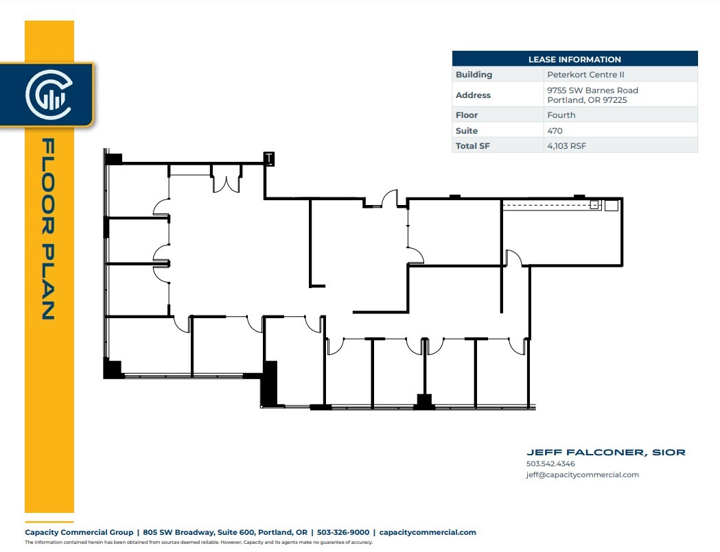 9755 SW Barnes Rd, Portland, OR à louer Plan d’étage– Image 1 sur 1