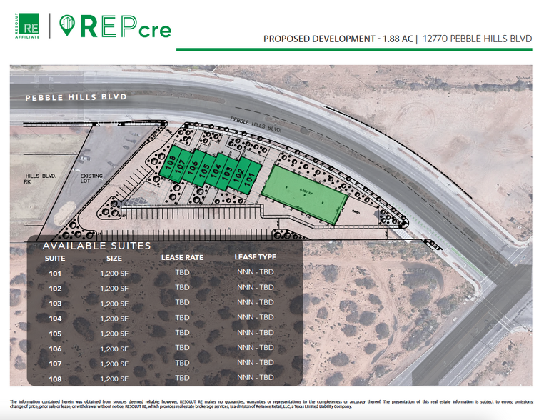 12770 Pebble Hills Blvd, El Paso, TX à louer - Photo de l’immeuble – Image 2 sur 6