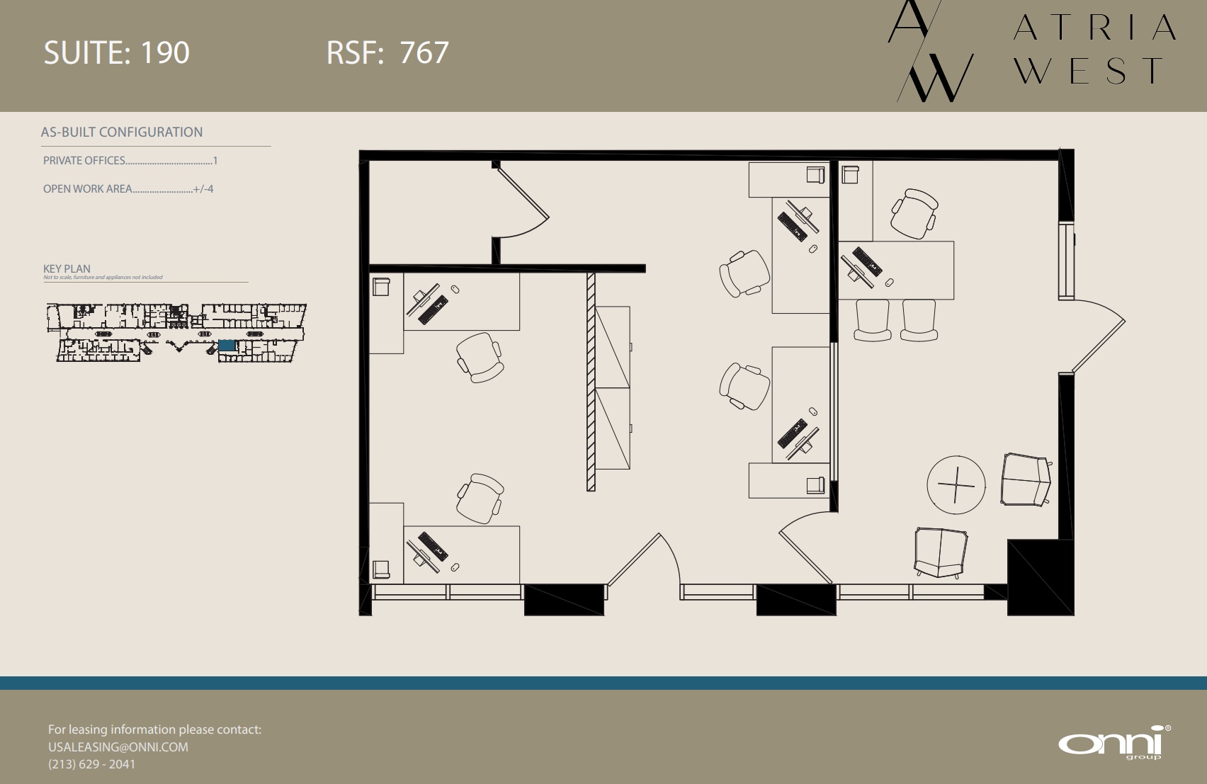 10635 Santa Monica Blvd, Los Angeles, CA à louer Plan d’étage– Image 1 sur 1
