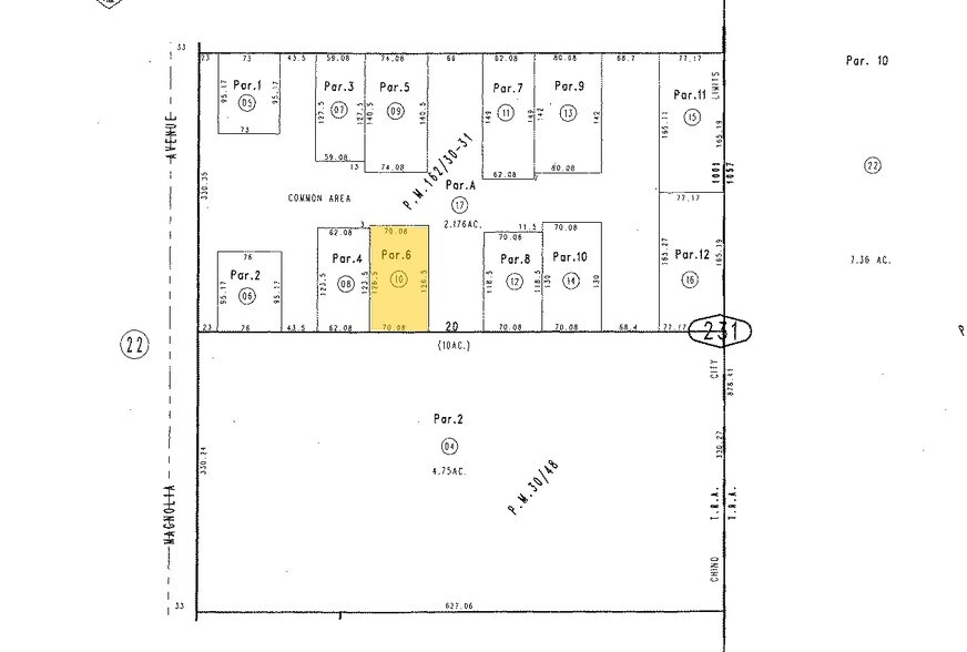 13933 Magnolia Ave, Chino, CA à louer - Plan cadastral – Image 3 sur 3