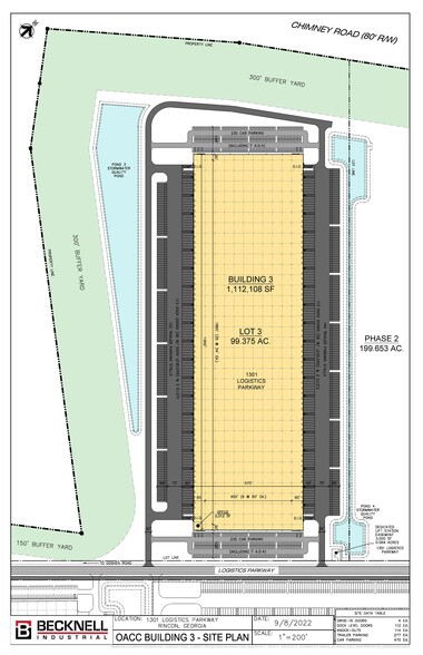 1100 Logistics Pky, Rincon, GA à louer - Plan de site – Image 2 sur 6