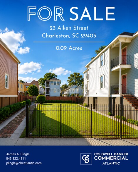 23 Aiken St, Charleston, SC à vendre - Photo de l’immeuble – Image 1 sur 5