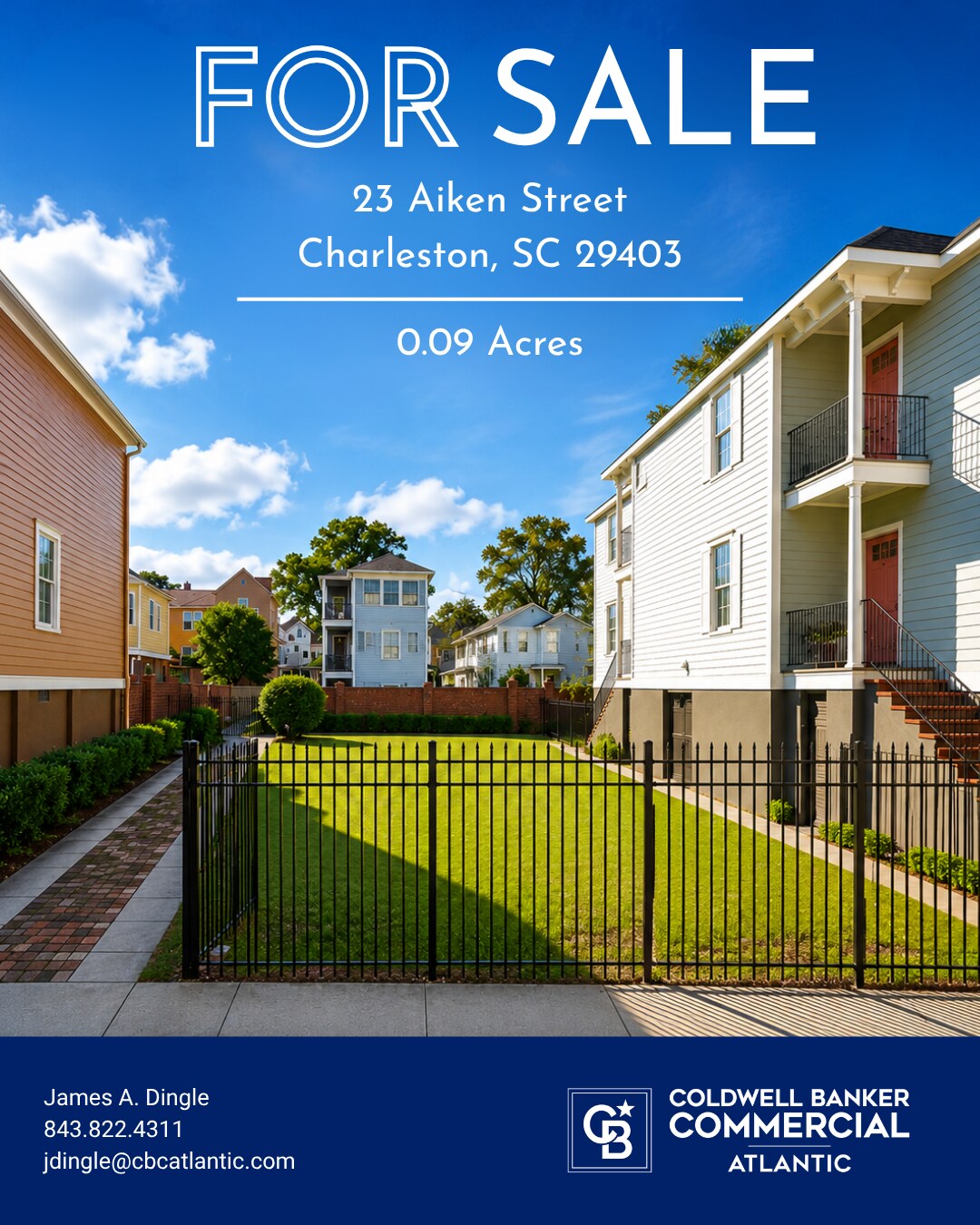 23 Aiken St, Charleston, SC à vendre Photo de l’immeuble– Image 1 sur 6