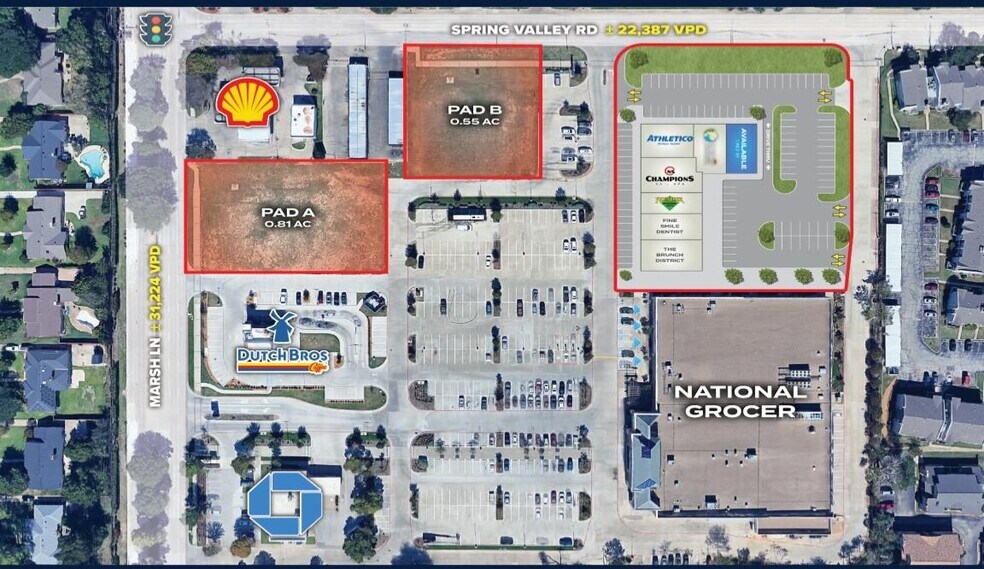 3710 Spring Valley Rd, Addison, TX à louer - Photo principale – Image 1 sur 3