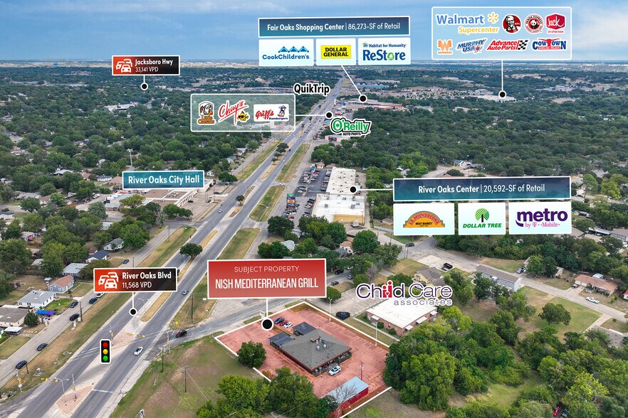 4913 Ohio Garden Rd, River Oaks, TX à vendre - Photo de l’immeuble – Image 2 sur 4