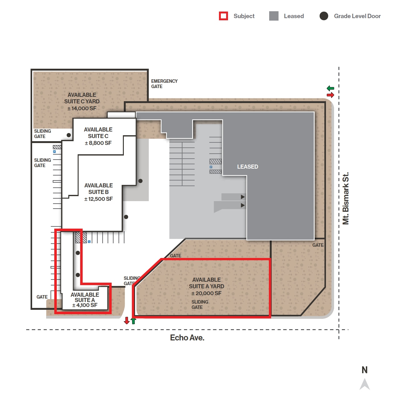5601 Echo Ave, Reno, NV à louer Plan de site– Image 1 sur 1