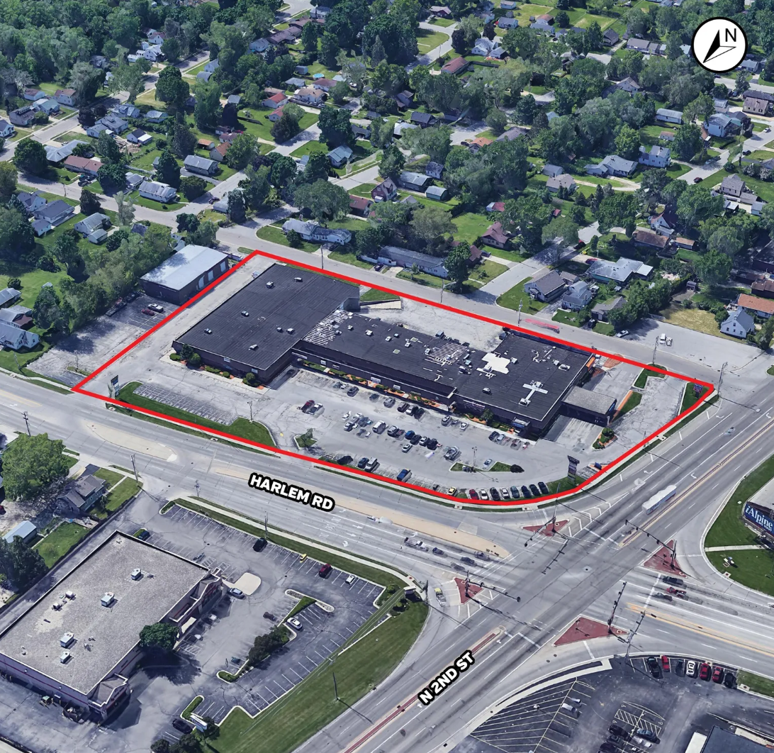 621-633 Harlem Rd, Machesney Park, IL à louer Aérien– Image 1 sur 5