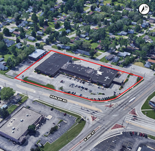 621-633 Harlem Rd, Machesney Park, IL - VUE AÉRIENNE  vue de carte