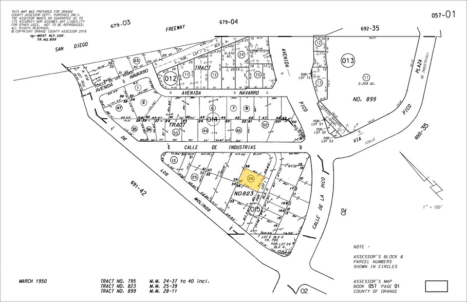 415 E Avenida Pico, San Clemente, CA à louer - Plan cadastral – Image 3 sur 4