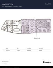 111 N Magnolia Ave, Orlando, FL à louer Plan de site– Image 1 sur 1