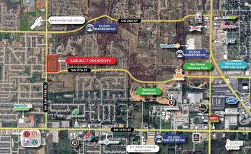 Elm Tree & SW 8th St, Bentonville, AR - Vue aérienne  vue de carte