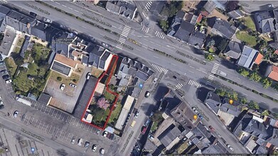 Le Mans - Vue aérienne vue de carte