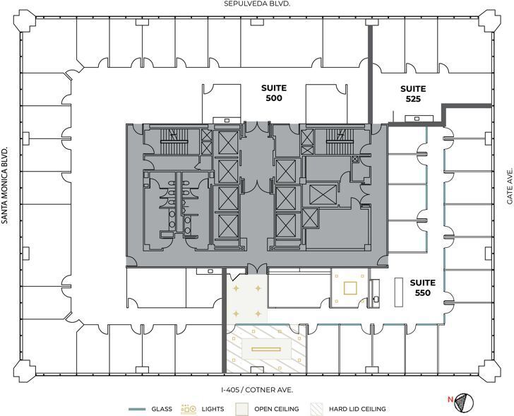 11111 Santa Monica Blvd, Los Angeles, CA à louer Plan d’étage– Image 1 sur 1