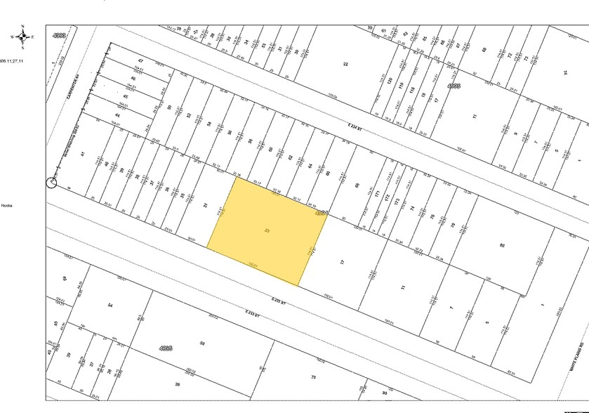 655 E 233rd St, Bronx, NY à louer - Plan cadastral – Image 2 sur 4