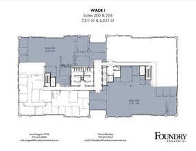 5440 Wade Park Blvd, Raleigh, NC à louer Plan d’étage– Image 1 sur 1