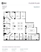1625 K St NW, Washington, DC à louer Plan d’étage– Image 1 sur 1