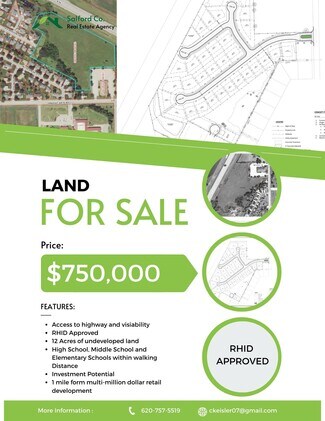 Plus de détails pour 2311 Graphic Arts Rd, Emporia, KS - Terrain à vendre