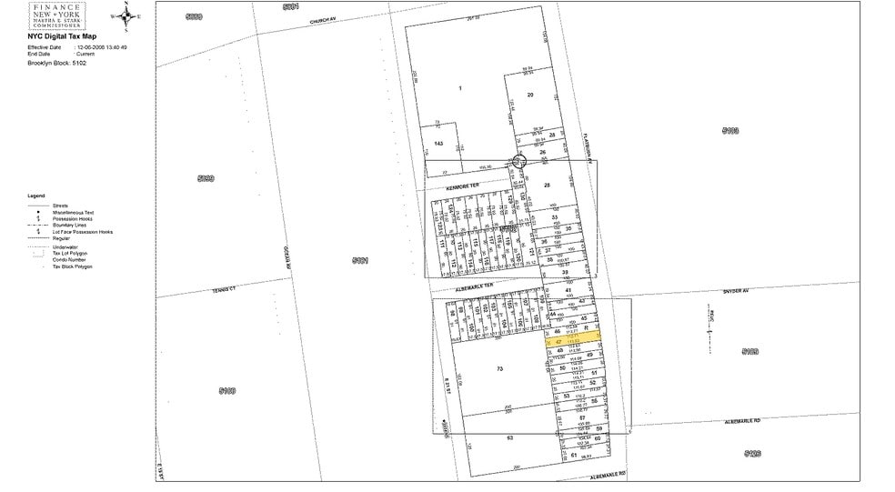 950 Flatbush Ave, Brooklyn, NY à vendre - Plan cadastral – Image 3 sur 7