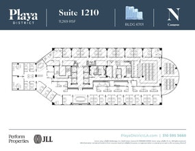 6100 Center Dr, Los Angeles, CA à louer Plan d’étage– Image 1 sur 1
