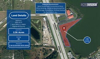 Plus de détails pour 2515-2521 US 27 S, Avon Park, FL - Terrain à vendre