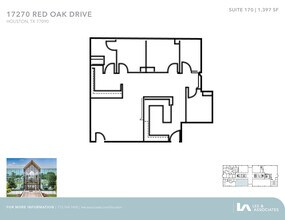 17270 Red Oak Dr, Houston, TX à louer Plan d’étage– Image 1 sur 1
