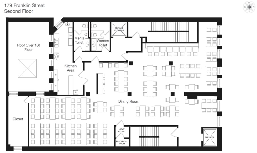 179 Franklin St, New York, NY à louer Plan d’étage– Image 1 sur 1